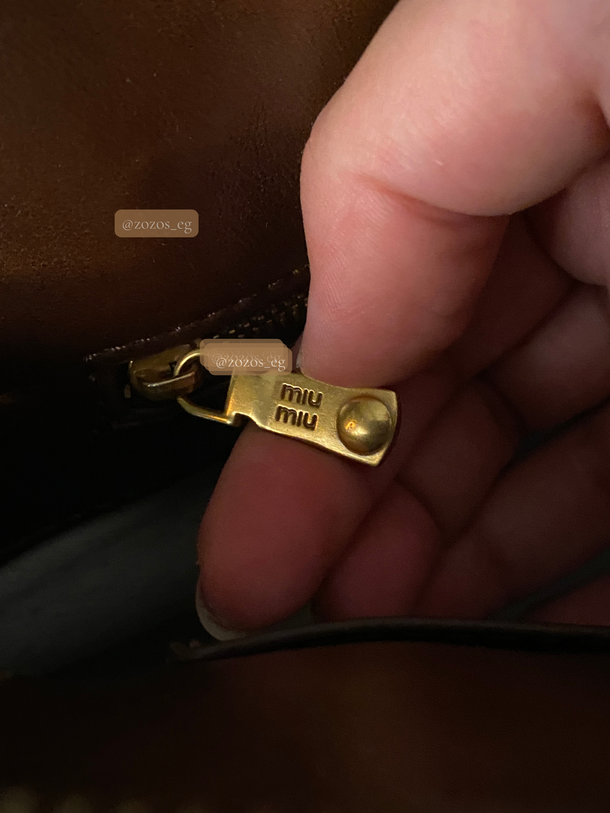 Miu Miu Beau Leather Bag