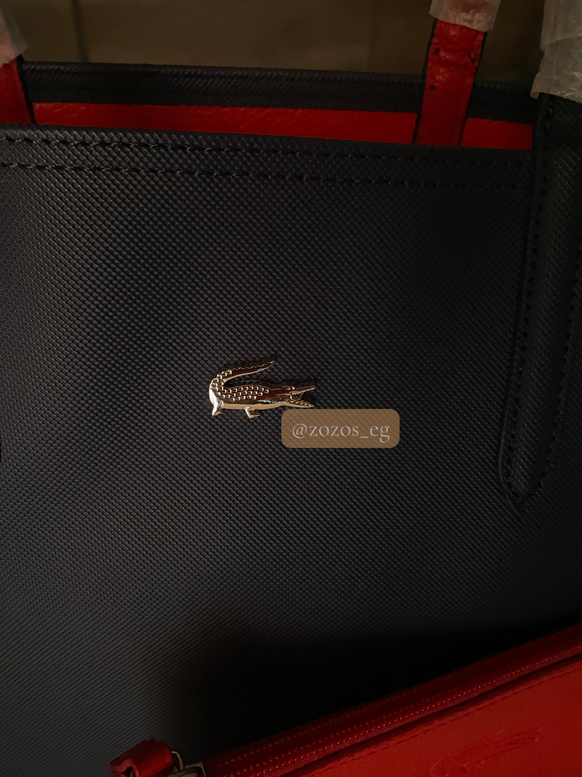 Lacoste Anna Reversible Tote with Pouch
