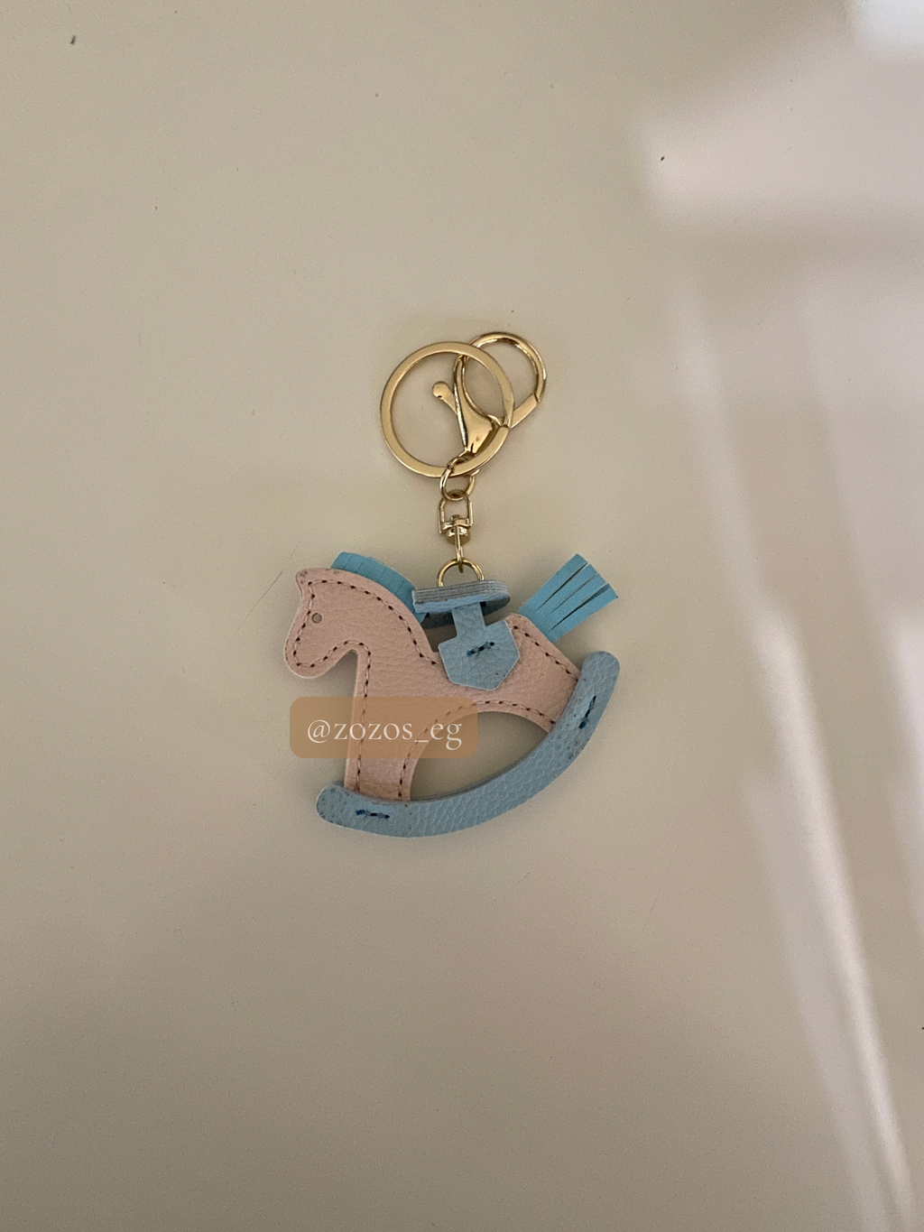 Hermès Luxury Leather Card Holder Case with Horse Charm