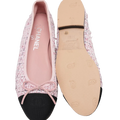 Chanel Pink Tweed Ballerina Flats