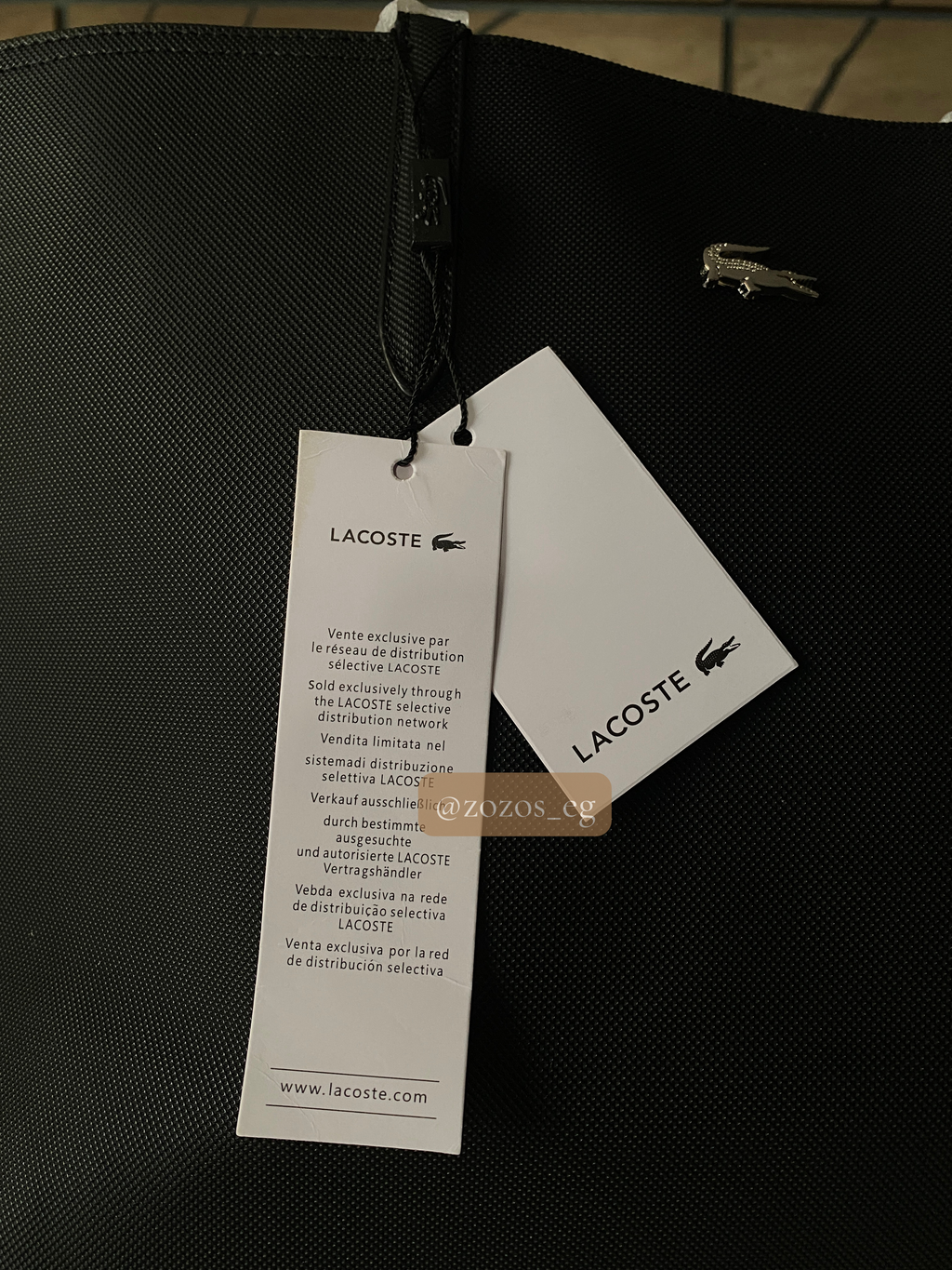 Lacoste Anna Reversible Tote with Pouch