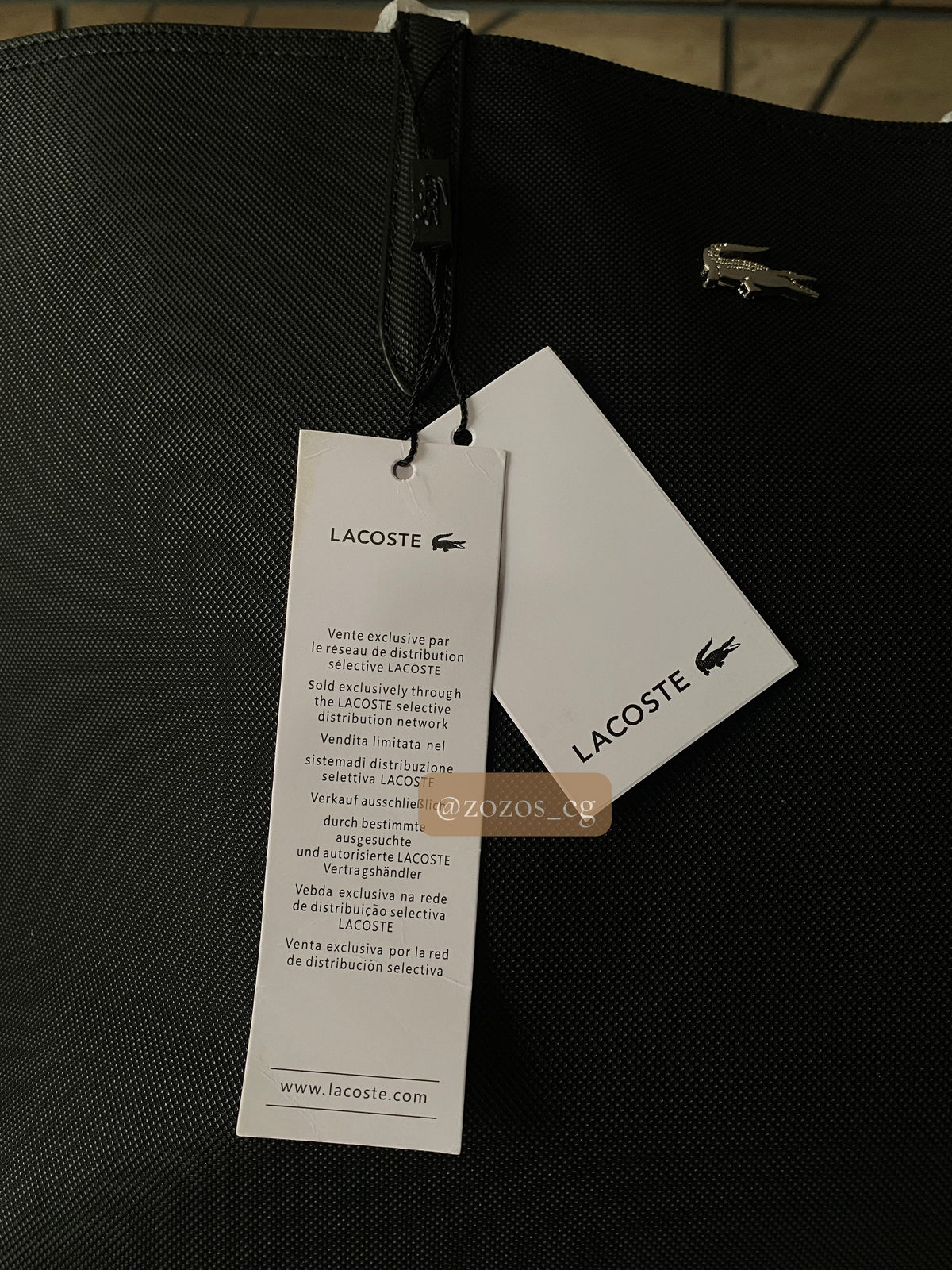 Lacoste Anna Reversible Tote with Pouch