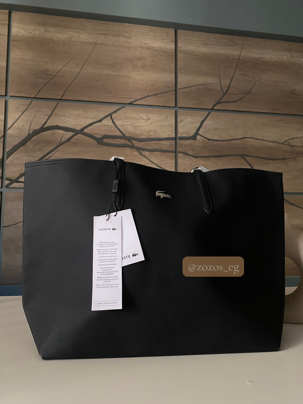 Lacoste Anna Reversible Tote with Pouch