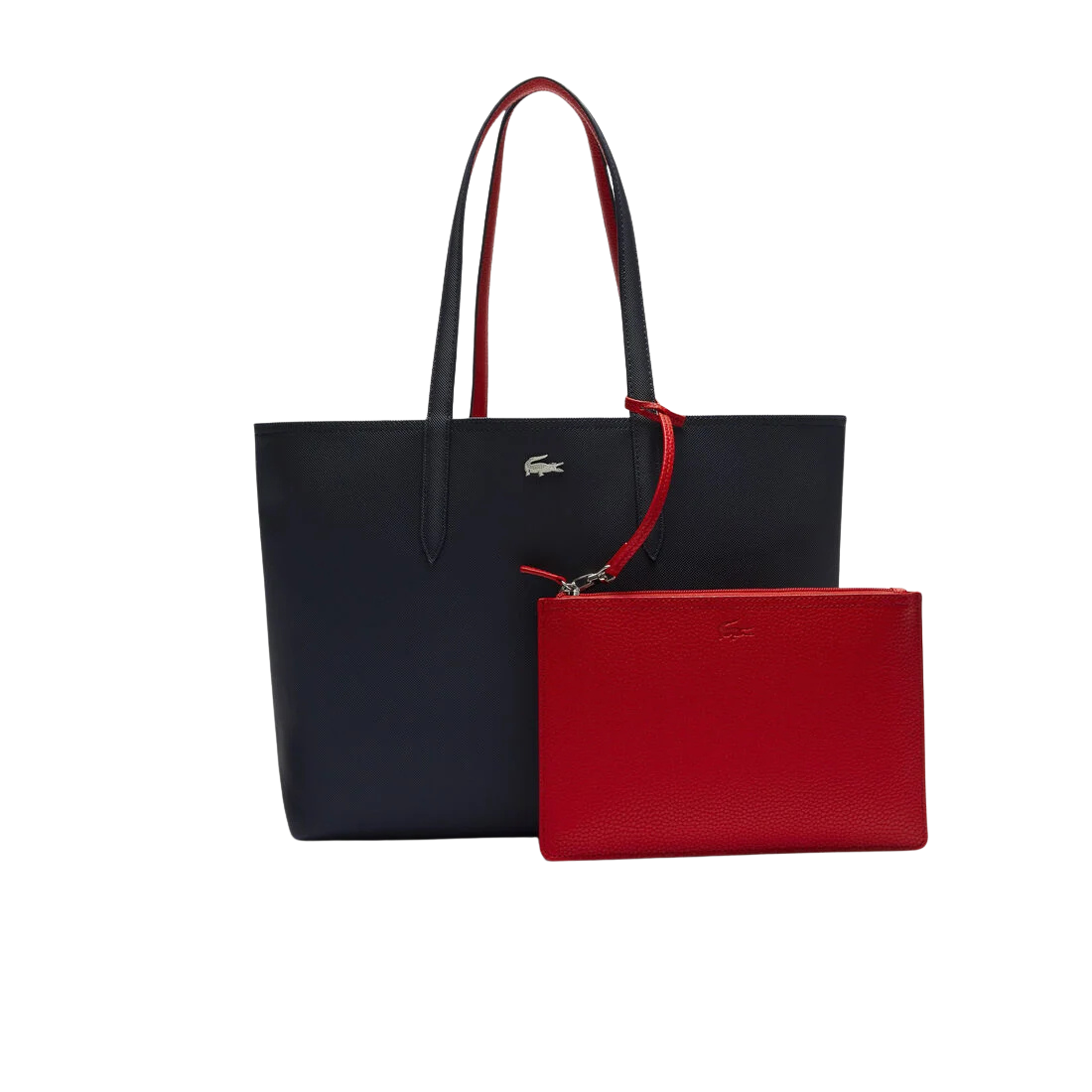 Lacoste Anna Reversible Tote with Pouch