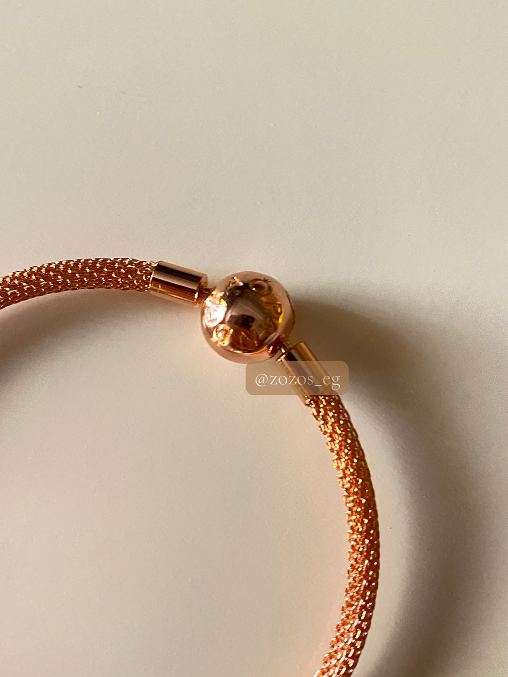Pandora Snake Chain Bracelet|Rose Gold