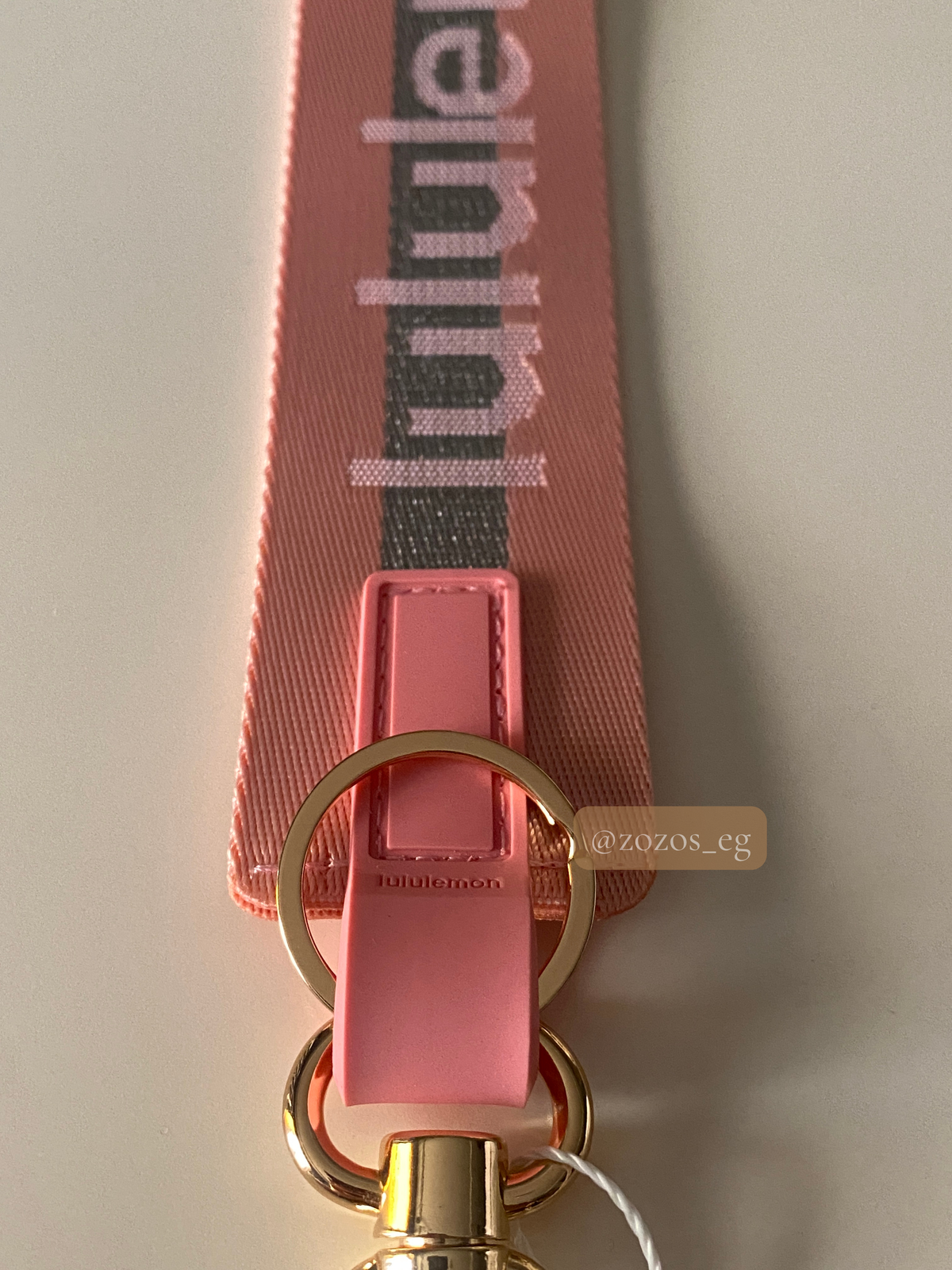 Lululemon Never Lost Keychain