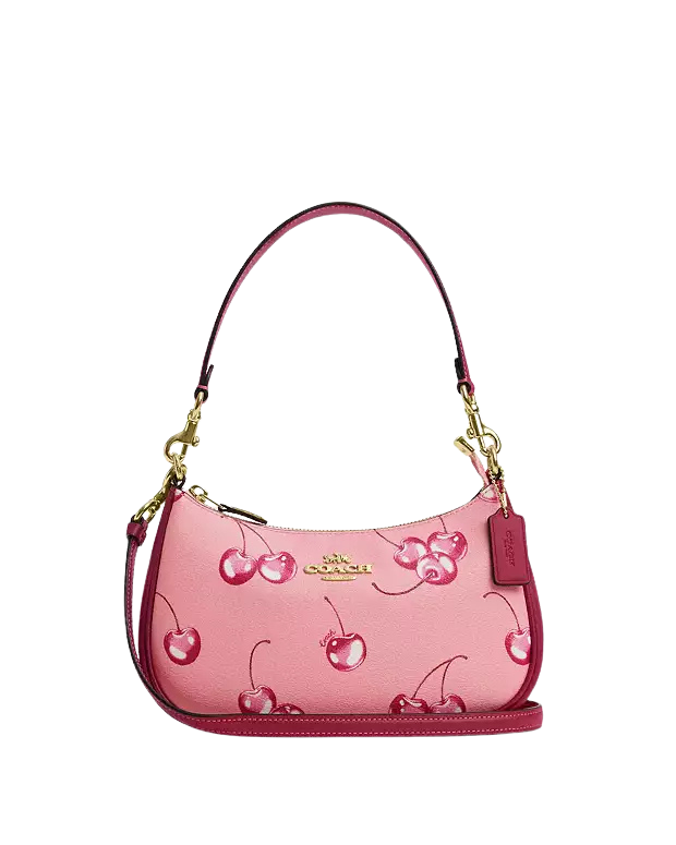 Coach Teri Shoulder Bag with Cherry Print
